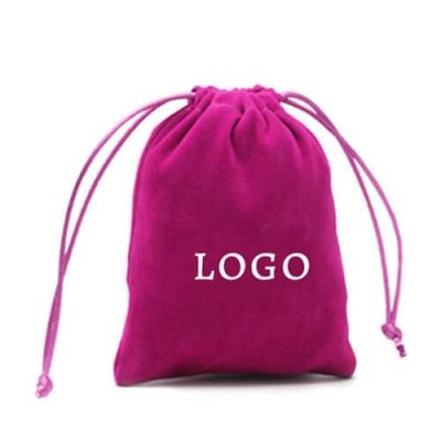 China Drawstring Jewelry Bags Logo Printed Dust Resistant String Locking for sale