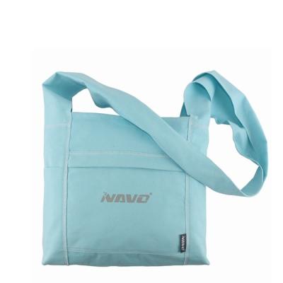 China Promotional Cotton Custom Messenger Bags , Summer Shoulder Strap Bags For Leisure for sale