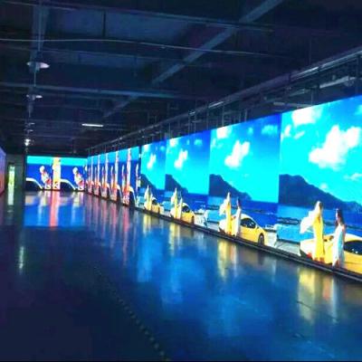 Chine SMD2121 mur visuel d'intérieur P3.91 coloré antipoussière de l'étape LED à vendre