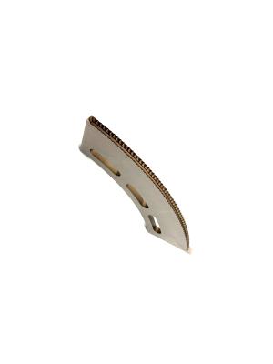China Steel Slotter Blades Knives Nitride Coated Arc Shaped Teeth 10 Pack for sale