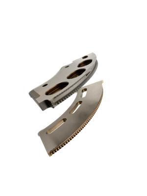 China Customizable Titanium Coated Slotter Blades With Adjustable Teeth for sale