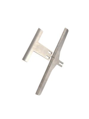 China Embalaje de acero inoxidable Cuchillo dentado con hoja zigzag en venta