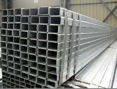 中国 Q195 BSI 亜鉛メッキ鋼管輸送亜鉛メッキ鋼長方形チューブ 販売のため