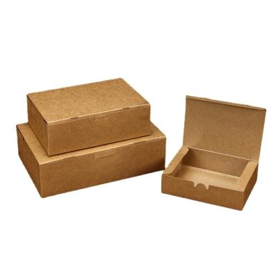China ECO Nature 300g Kraft Paper Take Out Food Containers HACCP EN13432 for sale