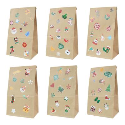 China DIY Sticker 70g Kraft Paper Food Packaging Paper Bag For Bread 11g/Pcs for sale
