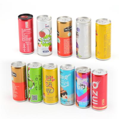China 134mm Slim Style Food Beverage Packaging Aluminium Cans 330ml for sale