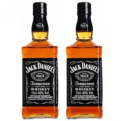 China 700ml Jack Daniel ' 24 onza whiskys de la botella de vidrio de la bebida de S bebe el empaquetado en venta