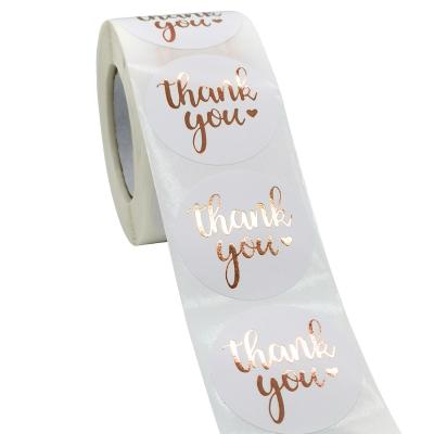 China Bronzing Copper Sticker Paper Custom Paper Roll Labels Uncoated for sale