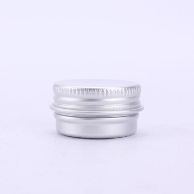 China 5ml Aluminum Food Cans 3g Silver Screw Thread Sealing Empty Tea Cans for sale
