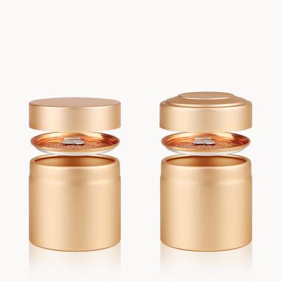 China Golden Recyclable 50ml Aluminum Tea Cans Packaging 50*50mm 50*53cm for sale