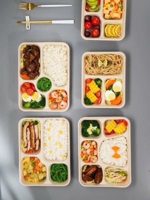 China Contenedores de alimentos de papel ecológicos, bolsas biodegradables de embalaje de alimentos, cajas de embalaje de alimentos personalizadas en venta