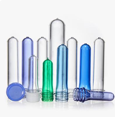 China Recyclable Preformed PET Bottle With Screw Plastic Lid For Beverage Industry for sale