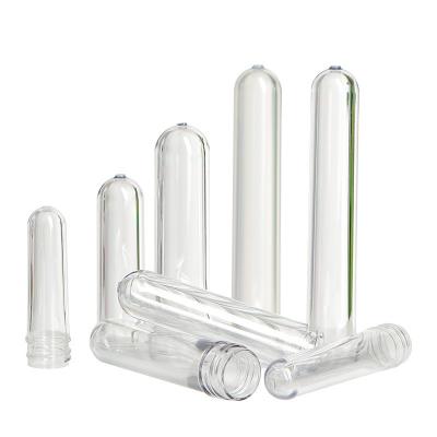 China High Clarity Crystal Clear PET Plastic Preforms Lightweight Varies Depending On Size for sale