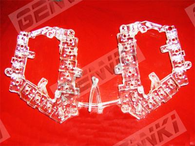 China NAK80 P20 H13 Car Headlight Housing 2 Cavity Automotive Plastic Injection for sale