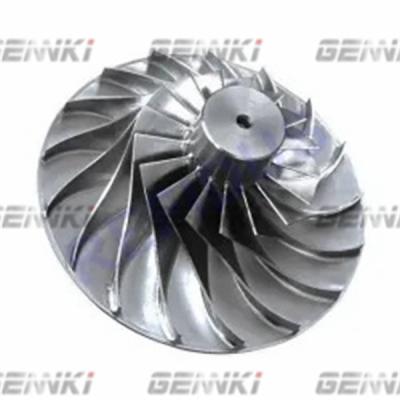 China CMM Compressor Aluminum CNC Milling Turbocharger 2D Print Turbine Wheel for sale