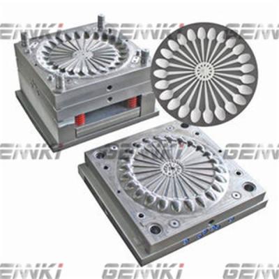 China PS PP 2738 Single Cavity Injection Mold 2344 Cold Runner Mirror Cap Cover for sale