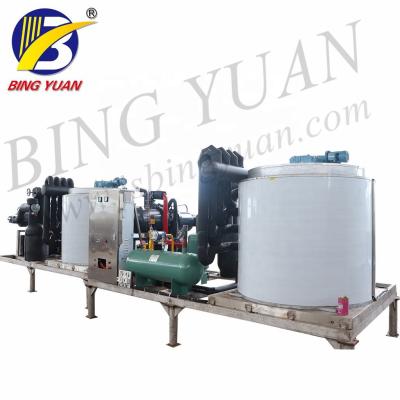 China Evaporative Cooling 15 Tonne Flake Ice Maker Machine for sale