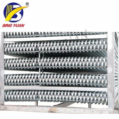 China Silver R404A Evaporative Condenser Aluminum Refrigeration Row for sale