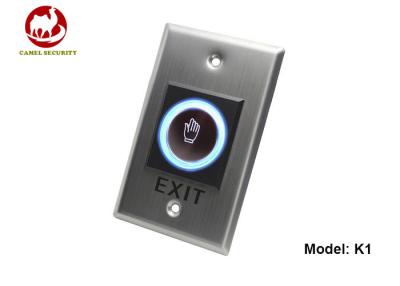 China IR Sensor Touchless Exit Button With LED Indicator ANSI Size 115 * 70mm for sale