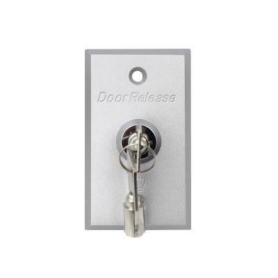 China Flush Mounted SPDT Momentary Key Switch ON OFF Sign Customised Logo for sale