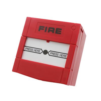 China Red Fire Alarm Manual Call Point Break Glass Switch , Explosion Proof Manual Call Point for sale