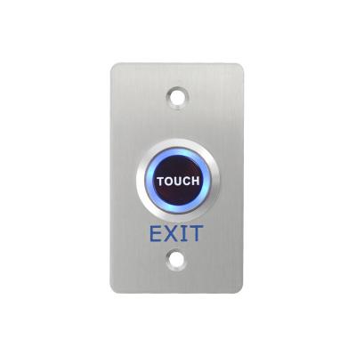 China Weatherproof LED Touch Sensor Switch , Touch Button Switch For Door Exit No Moving Part for sale