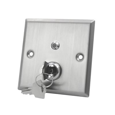 China Anti - Vandal  Momentary Key Switch With Led Indicator Strong Stainless Steel Plate for sale