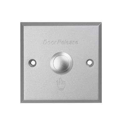 China Mortise Mounted SPDT Push To Exit Button Metal Button 86 * 86mm Square Size for sale