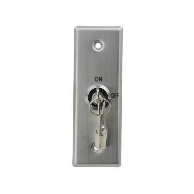 China Narrow Size Keyed Electrical Switch , Durable On Off Key Switch Momentary for sale