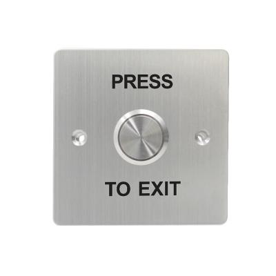 China Stainless Steel Switch Button Push To Exit Button With Big Contact Area for sale