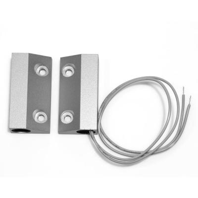 China Grey Metal Magnetic Door Contacts Surface Mount Zinc Alloy Housing CS-56 for sale