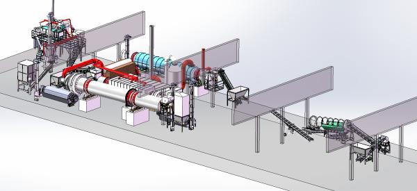 Quality 5tons / Day Physical Activation Coconut Shell Activated Carbon Machinery for sale