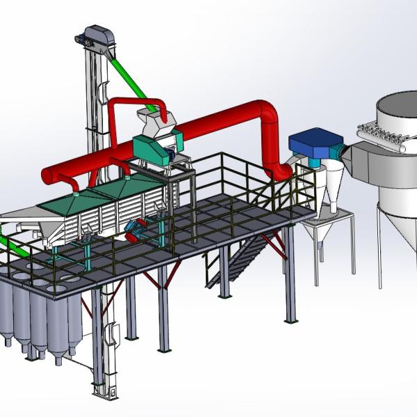 Quality Fully Automated Activated Carbon Plant Machinery Customizable Design for sale