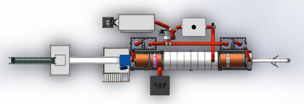 Quality Efficient Carbonization Kiln With Cyclone Dust Collector For Pollution Free for sale