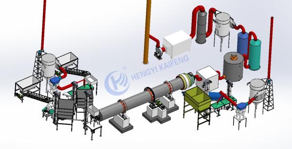 Quality High Efficiency Carbon Reactivation Kiln Carbon Renewal Kiln Customized for sale