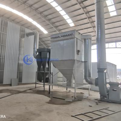China Sistema de recolección de polvo industrial ecológico Eliminator de polvo industrial para fábrica de piedra en venta