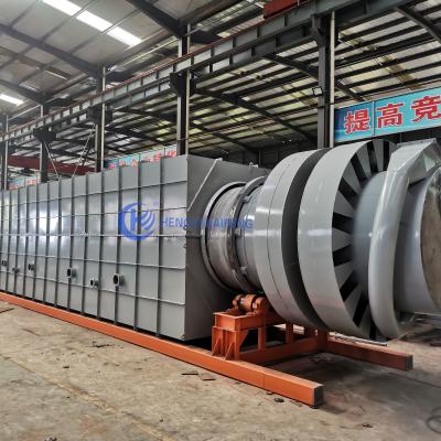 China 1.5m*15m estufa de carbonización de cáscara de coco con una producción diaria de 4-5T/D en venta