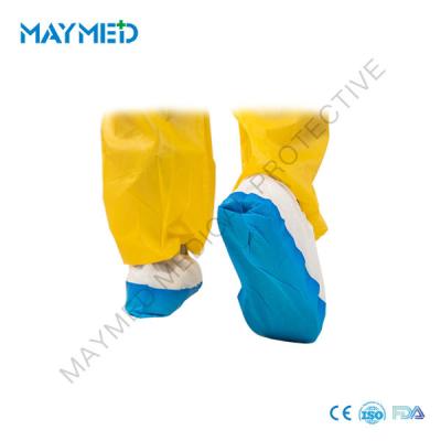China Disposable Isolation Plastic CPE/PP/PE blue/white Waterproof Shoe Covers/boot covers for sale