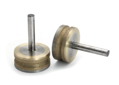 China Sintered Metal Bond Abrasive Mounted Points For Optical Glass Round Edge Grinding for sale