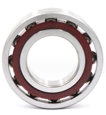 China SGS Practical Contact Ball Bearing , Steel Cage Precision Angular Contact Bearings for sale