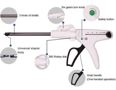 China Grapadora linear endoscópica del cortador del PVC para el MED de Thando del endoscopio en venta