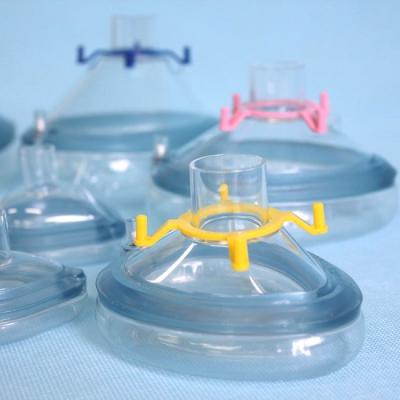 China Oxigênio de respiração pediatra macio do hospital da máscara da anestesia do coxim de ar do PVC à venda