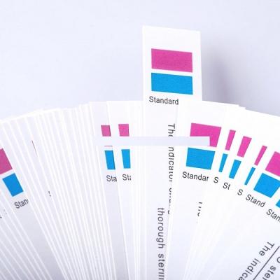 China EN867 EO Indicator Strip Chemical Indicator Paper Card In Hospital Dental Clinic for sale