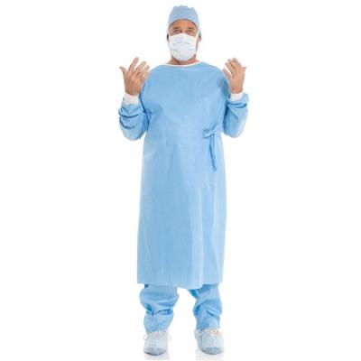 China SMS SMMS Disposable Medical Gowns Antibacterial CE Approved for sale