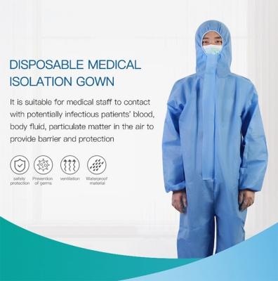 China EO Disposable Medical Gowns 4b Pp Pe Isolation Gown for sale