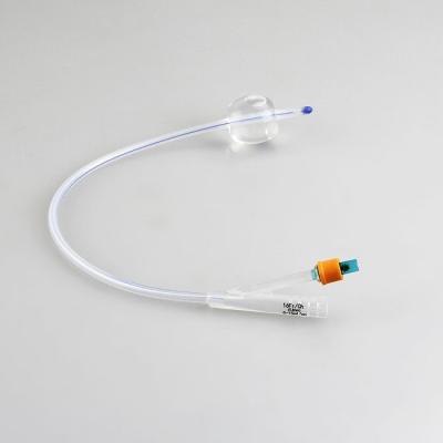China 2 Way 3 Way Silicone Foley Catheter 18fr 30cc Balloon Catheter for sale