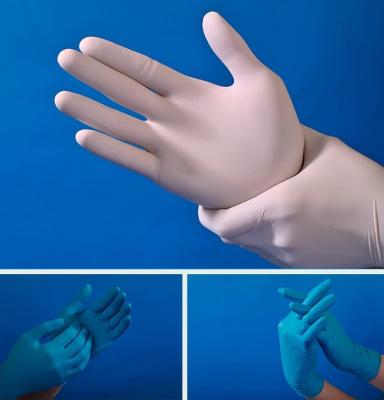Chine L chirurgical gants jetables de main de XL saupoudrent les gants libres de nitriles à vendre