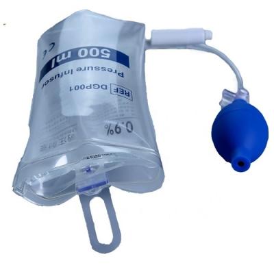 China Nylon Transparent Pressure Infusion Bag 1000ml For Rapid Infusion for sale