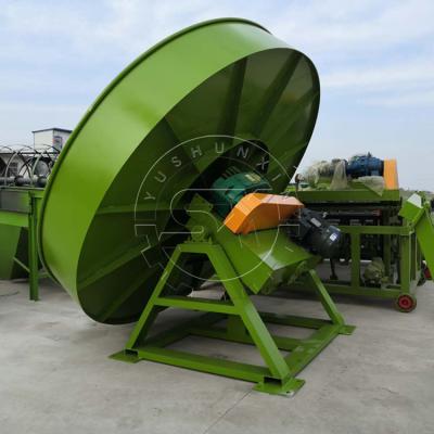 China Disc granulator for chicken manure organic fertilizer granulation equipment Te koop