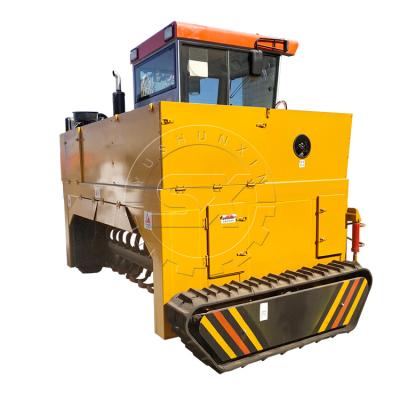 China Online quotation of multifunctional crawler compost turner machines popular design organic waste composting machine for sale